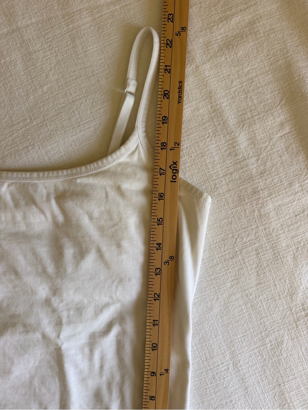 Pact 95% Organic Cotton White Everyday Spaghetti Strap Camisole - Picture 8 of 8